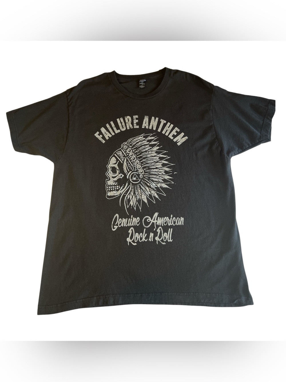 Failure Anthem Genuine American Rock n’ Roll T-Shirt Men’s Size XL Black Skull